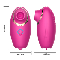 OEM/ODM Niedlicher Kätzchen-Luftpuls-Saugvibrator 10 Modi Wasserdichter Silikon-Klitoris- & Brustwarzen-Massager Sexspielzeug für Frauen Erwachsene