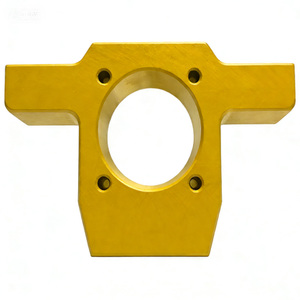 Bride de montage en T usinée CNC robuste pour arbre de transmission de moteur à engrenages d'équipement industriel - Product Image 1