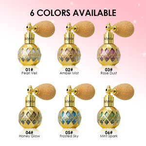 ไฮไลท์เตอร์แบบสเปรย์ 6 สี ประกายเพชร กันน้ำ ให้ความเงางามสูง บรอนเซอร์เนื้อฝุ่น ไฮไลท์เตอร์สำหรับใบหน้า คอนทัวร์ ให้ความสว่าง - Product Image 4