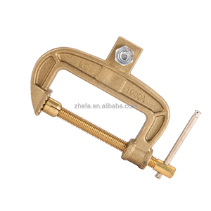 Pieza de trabajo de cobre estañado en forma de C G de alta resistencia Agarre de tierra Suministro de soldadura - Product Image 1