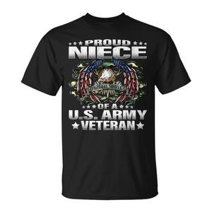 T-shirt Orgoglio Familiare per Veterani dell'Esercito degli Stati Uniti - Product Image 1
