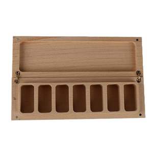 Regalo Promocional Personalizado con Logotipo, Organizador de Pastillas Semanal de 7 Compartimentos, Estuche de Almacenamiento de Medicamentos de Madera con Tapa Abatible - Product Image 6