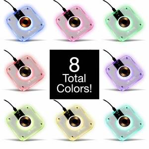 Base de Carga Inalámbrica Magnética de Acrílico Transparente con Luz LED de Colores para Teléfono Móvil, con Potencial de Promoción Empresarial, Venta al Por Mayor - Product Image 3