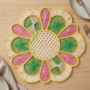 Set de table en corde de papier de qualité supérieure, tailles personnalisables, variété de couleurs, pour la décoration de table de Noël, fabriqué au Vietnam - Product Image 1