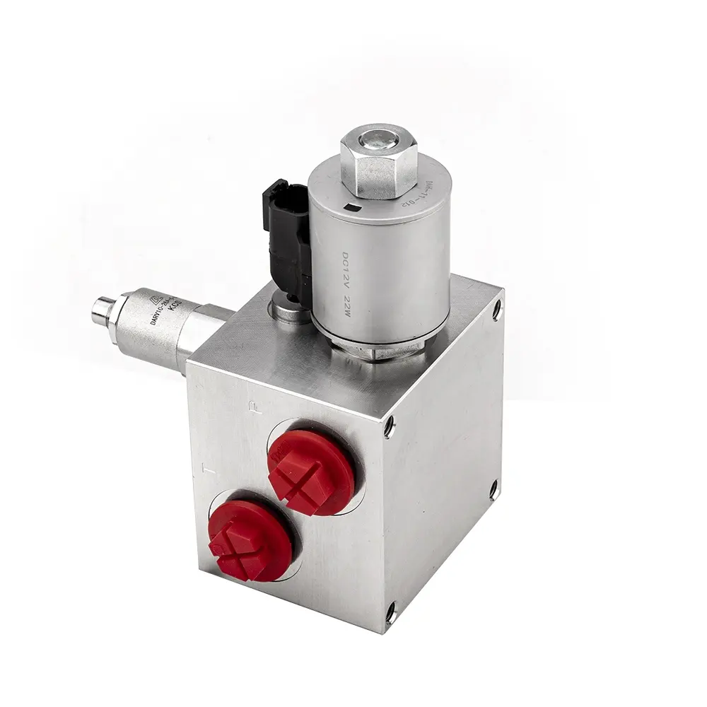 Válvulas hidráulicas integradas de cartucho de válvula solenóide de design personalizado para engenheiros hidráulicos de topo