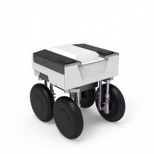 Robot de Transporte Autónomo en Oferta, Chasis Flexible de Cuatro Ruedas con Amortiguación, AGV con Capacidad de Carga de 100 kg y Láser - Product Image 1