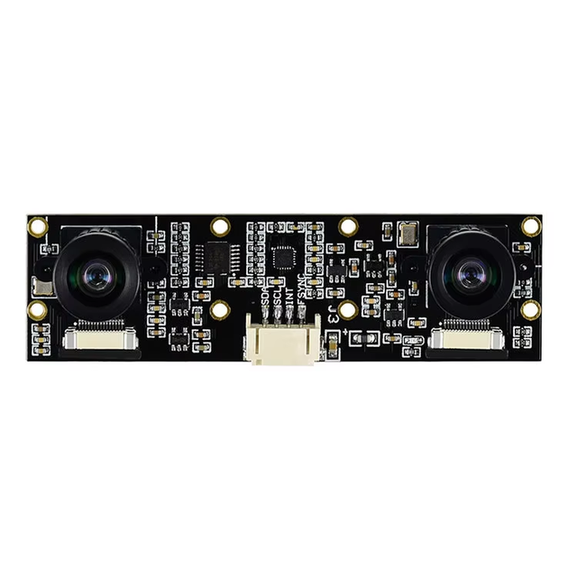 Waveshare Raspberry PI 5th Generation NVIDIA B01 IMX219 8MP Binocular Camera Stereo Vision Depth Vision