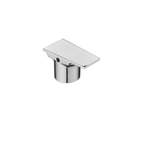 Robinet mitigeur de lavabo et de douche à levier unique Sky-1039, finition chrome poli, poignée creuse en zinc