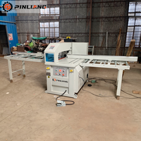 PINLIANG MJ276B Scie à bois Scie à tronçonner pneumatique semi-automatique