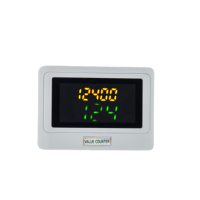 JIENUO Heavy-Duty 2 CIS Compteur de billets de banque multi-devises à chargement par le haut 1500 pièces/vitesse minimale 500 pièces capacité de trémie universelle