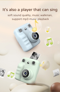 Appareils <span class=keywords><strong>photo</strong></span> CMOS 1080p 2026 avec écran 2,4 pouces, 9 fonctions, imprimante <span class=keywords><strong>photo</strong></span> pour portraits, création de VLOG, lecture de musique MP3 pour enfants - Product Image 3