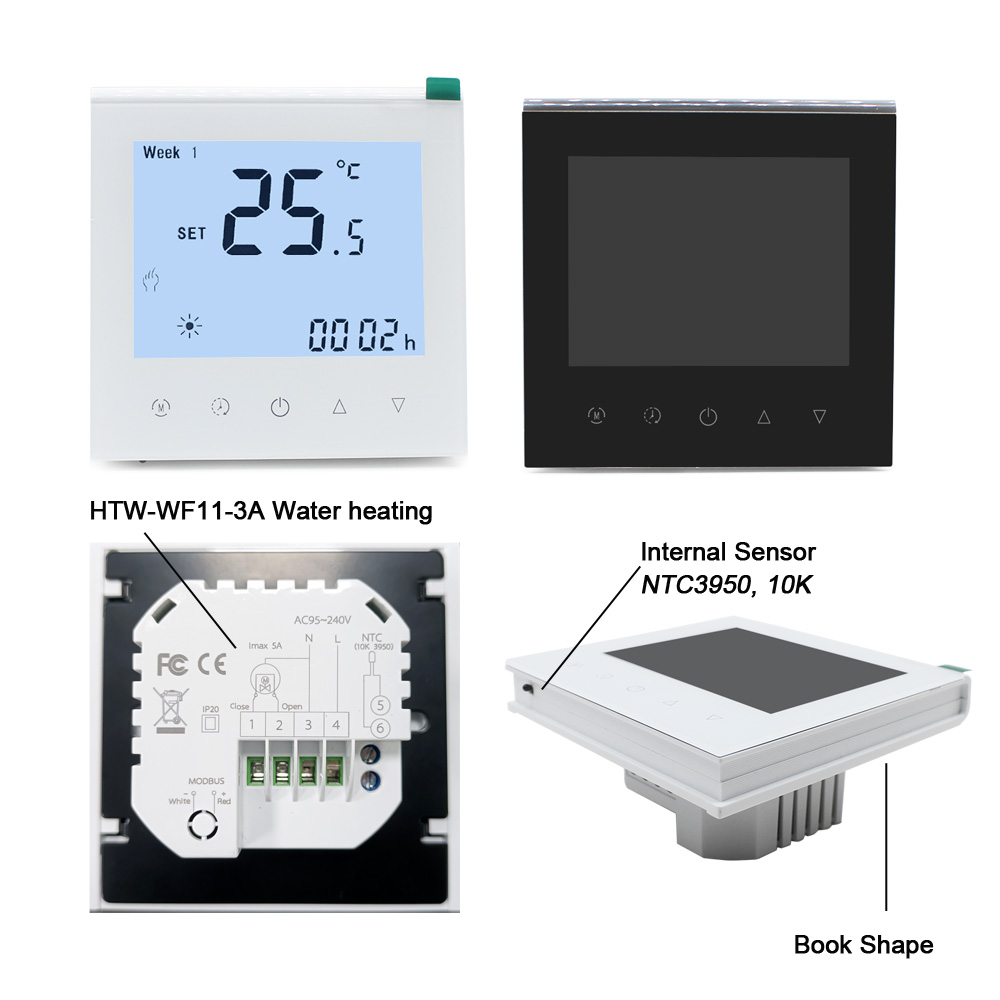 WiFi Termostato Inteligente Suelo Eléctrico Calefacción Agua