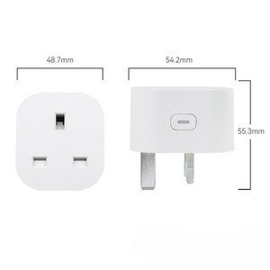 Square UK WiFi Smart <strong>Plug</strong> Socket Alexa Google Assistant Energy Meter Voice Control <strong>Remote</strong> Control 16A Wifi <strong>Plug</strong> - Product Image 2