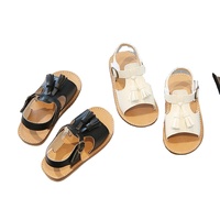 Nouveautés de l'été ; Chaussures pour enfants élégantes à semelle souple, style vintage, fermeture velcro, adaptées aux enfants de 4 à 6 ans