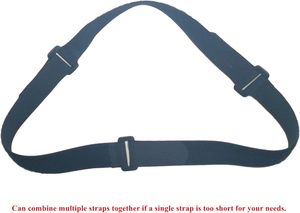 TSD Confezione da 16 Fascette in Nylon Organizzatore 30x2,5 cm Nero a Righe Stile Spina <span class=keywords><strong>di</strong></span> Pesce Chiusura a Strappo per Abbigliamento - Product Image 3