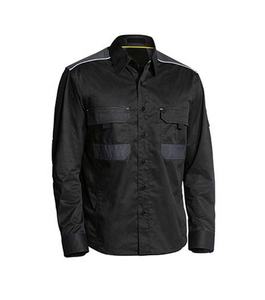 Ropa de trabajo para hombre, uniformes de trabajo, camisas de secado rápido, venta al por mayor - Product Image 2