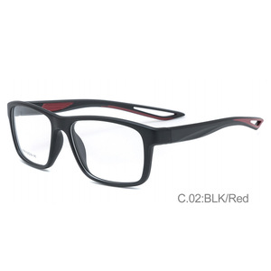 กรอบแว่นตาทรงสี่เหลี่ยม Tr90 ป้องกันแสงสีฟ้า น้ำหนักเบา เลนส์เรซิ่น รุ่น C.01 สีดำ สำหรับทุกเพศ - Product Image 2