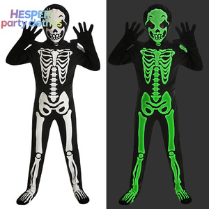 Disfraz de Halloween HESPER para Niños, Esqueleto Verde, Fantasma, Hueso, Cosplay, Gótico, Victoriano, Traje de Fantasma de Escenario, Traje de Fiesta de Una Pieza - Product Image 1