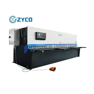 QC12K 4x2500 ZYCO swing beam hydraulic shearing machine/sheet metal guillotine cutting