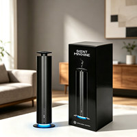 Diffuseur de parfum sans eau 120 ml en alliage d'aluminium, type tour, pour huiles essentielles, 700 pieds carrés, Type-C 5V, idéal pour chambre d'hôtel, chambre à coucher, bureau
