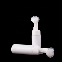 Bouteille en plastique transparente pour soins de la peau pour animaux de compagnie, avec pompe à mousse en forme de fleur, 100 ml, 120 ml, 150 ml, 200 ml