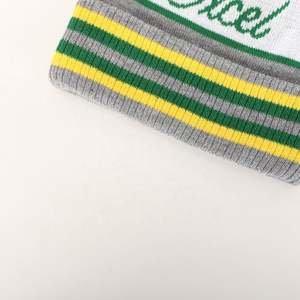 Gorro de punto bordado personalizado Gorras al por mayor gorro de esquí cálido de invierno Unisex 100% acrílico liso Oem gorro de moda teñido de alta calidad - Product Image 3