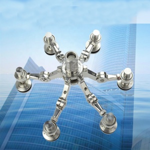 Tùy chỉnh <span class=keywords><strong>Spider</strong></span> Glass nối phụ kiện 500mm/ 4 thép không gỉ Glass <span class=keywords><strong>Spider</strong></span> Arms cho Curtain Wall hệ thống - Product Image 2