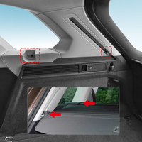 Étagère de coffre de voiture Accessoires intérieurs universels pour Volkswagen Touareg 2019-2025 Cache de coffre rétractable
