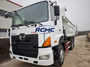 Camion benne d'occasion HINO 700 6x4 2012 251-350ch Euro 3, 10 roues, poids lourd, pour l'exploitation minière et la construction - Product Image 2