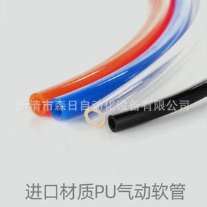 Tuyau pneumatique haute pression en PU 8*5 Tuyau en plastique pour compresseurs d'air Transparent Rouge Bleu Noir; Tailles 6*4 10*6.5 12*8 16*16 - Product Image 4