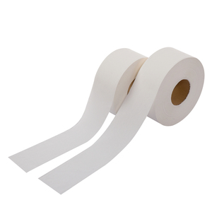 Rollo de papel tisú de pulpa de madera virgen ultra suave, papel higiénico de transición de aire de gran tamaño Jumbo - Product Image 1