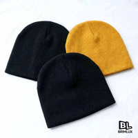 Bonnet d'hiver sans revers en tricot jacquard gothique personnalisé de haute qualité avec logo, 100 % polyester