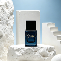 Flacon de parfum vide en verre carré classique de luxe de haute qualité avec pulvérisateur à pompe sérigraphié 30ml/100ml Design unique