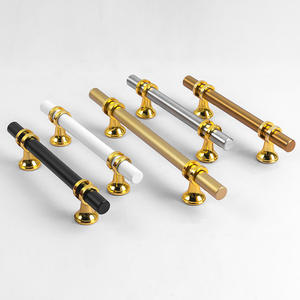 Boutons de porte d'armoire tire poignées poignée d'armoire tiroir de quincaillerie de meubles de cuisine européenne - Product Image 6