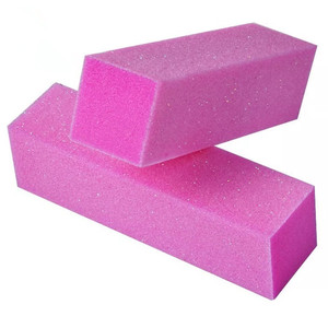 Wholesale High Quality Pink/<strong>White</strong> <strong>Buffer</strong> <strong>Block</strong> 4 Sides Sponge Nail <strong>Buffer</strong> 4 Way Nail <strong>Buffer</strong> - Product Image 3