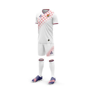 Maßgeschneidertes Design Sublimations-Fußballtrikot Uniform Langarm Camiseta De Futbol Shirt - Product Image 3