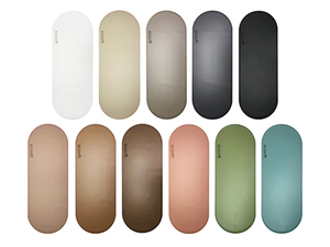 Chất Lượng Cao Sinh Thái Màu Be Nâu Sô Cô La Khỏa Thân Không Trượt Tùy Chỉnh In Vòng End Viên Nang Vòm Hình Dạng Hình Bầu Dục PU Cao Su Yoga <span class=keywords><strong>Mat</strong></span> Với Logo - Product Image 3