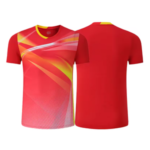 Vente chaude 100% Polyester Tissu Sublimé Formation Courir Blanc Respirant Séchage Rapide Maillot De Tennis - Product Image 3