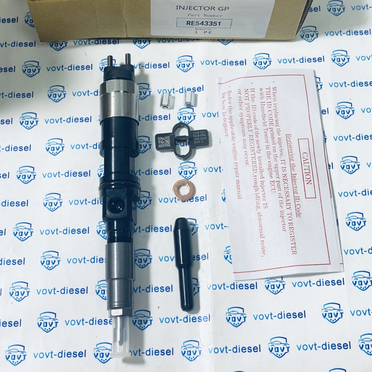 Common Rail Fuel Injector 295050-0590 RE543351 for John Deere