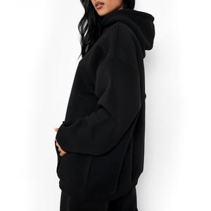 Ropa de moda de invierno con estilo para mujer Sudadera con capucha Diseño personalizado Ropa de manga larga Sudaderas con capucha para mujer Precio al por mayor - Product Image 2