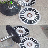 Alternateur à aimants permanents sans noyau à flux axial 3KW 5KW Énergie gratuite pour éolienne à axe vertical Prix