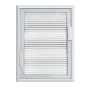 Aluminum hollow integral blinds between glass blinds accessories integrated magnetic blinds