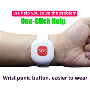 Ce chứng nhận 95dB không thấm nước hoảng loạn nút có thể điều chỉnh dây đeo an toàn báo động cổ tay cho người cao tuổi chăm sóc cá nhân sử dụng cửa điện thoại SOS - Product Image 5