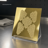 Premium TPS 3D messing embossing die & hot foil stamp voor gebruik op karton en drukpersen