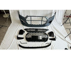 Kit carrosserie de pare-chocs avant Audi Q3 SQ3 2013-2018 ABS, nouveau style RSQ3, calandre noire - Product Image 4