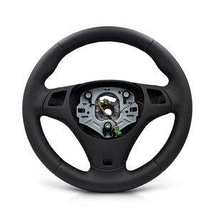 <span class=keywords><strong>Volant</strong></span> personnalisé à fond rond en cuir perforé <span class=keywords><strong>M</strong></span> pour BMW Série <span class=keywords><strong>1</strong></span> 3 E90 E91 E92 E93 M3 E82 E81 E87 E88 - Product Image 1
