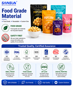 Aluminum Foil Lined Stand up Pouch High Barrier Oxygen Proof Light Proof Resealable Industrial Grade Nut Dry Food Packaging <b>Bag</b> - Product Image 5
