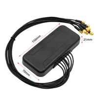 Antenne Combo Industrielle 8-en-1 5G 4G LTE GPS WiFi MIMO Verticale Extérieure IP67 Gain 12DBI Connecteur 50 Ohms Prise en Charge OEM ODM