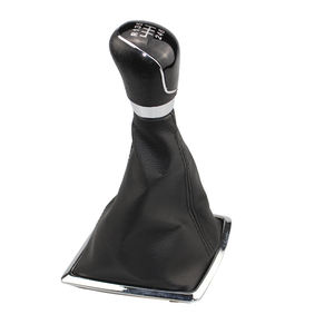 Pomello del Cambio Auto a 5 6 Marce in Offerta di Fabbrica per Ford Focus 2 MK2 2005-2011 Fiesta <span class=keywords><strong>Kuga</strong></span> 2008-2012 Accessori Cuffia e Rivestimento in Pelle - Product Image 2