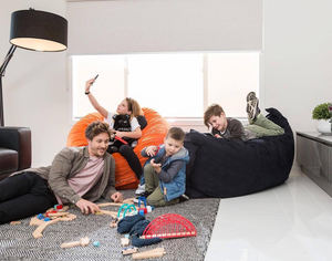 Consegna Rapida dalla Fabbrica Poltrona a Sacco in Poliestere 420D a Forma di Palla Imbottita con Memory Foam per Bambini - Product Image 6